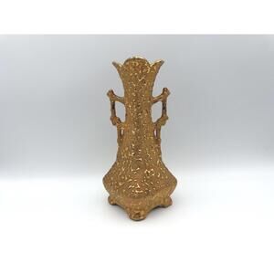 Vintage Weeping Gold Vase